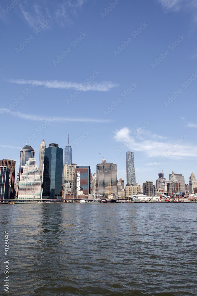 Fototapeta premium New York City - Eastriver mit Blick auf Manhattan