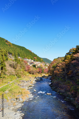 秋晴れの東京 御岳渓谷