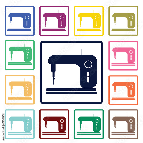 Sewing machine icon