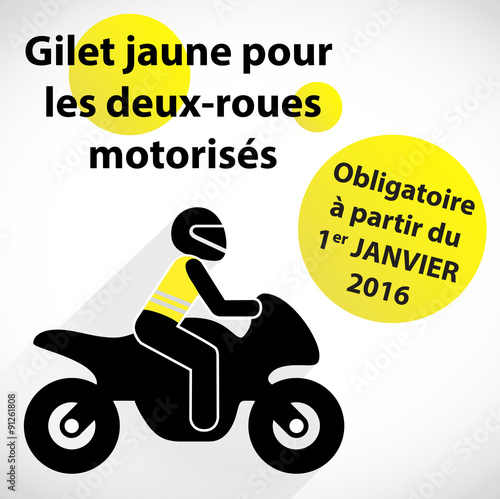 gilet jaune obligatoire  (format carré)
