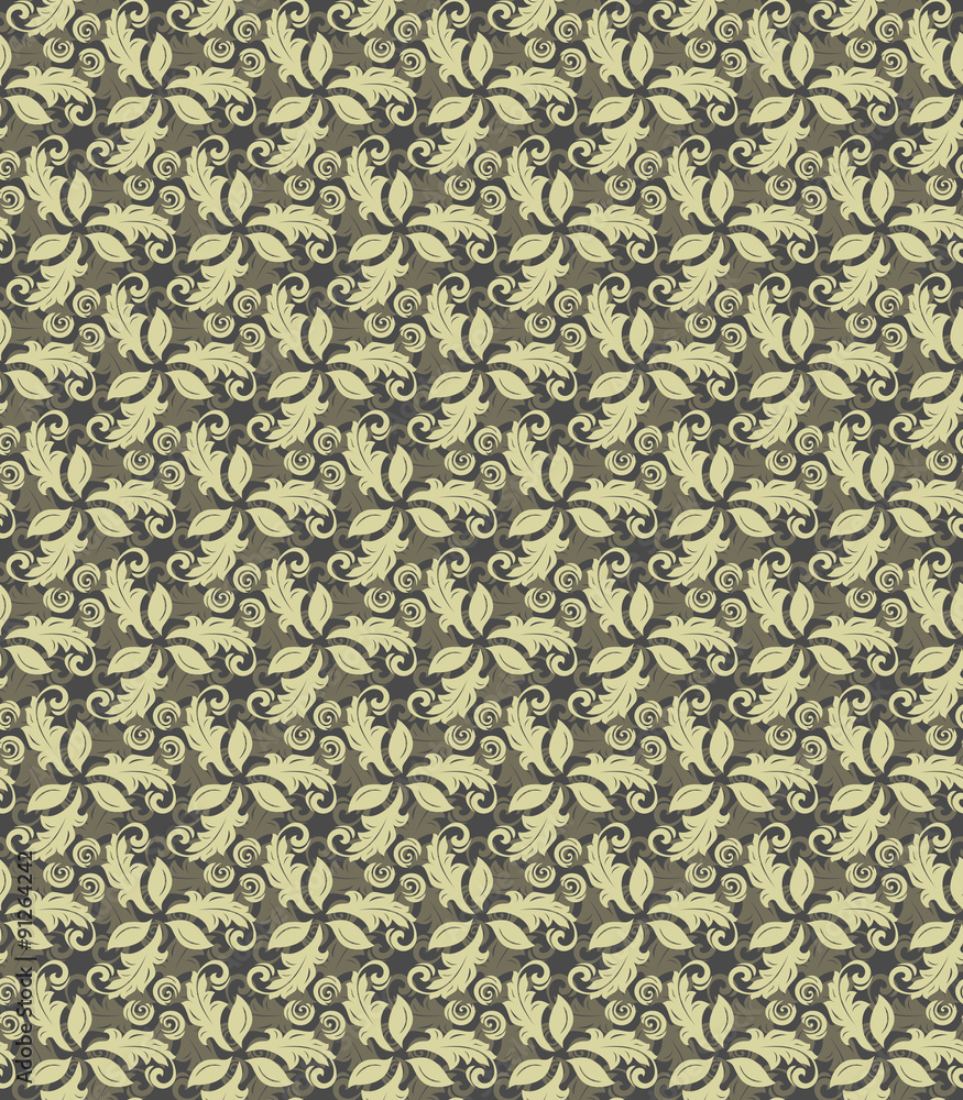 Floral Fine Seamless  Pattern