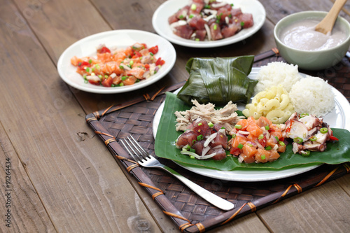 hawaiian traditional plate lunch