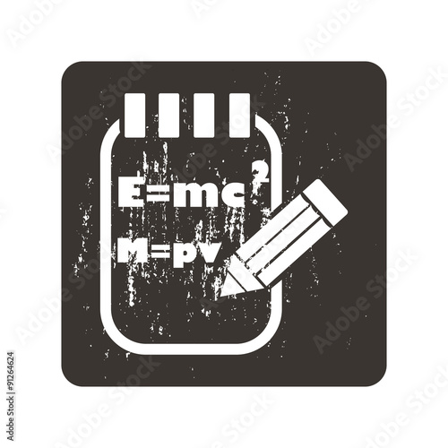 Notebook with formula icon