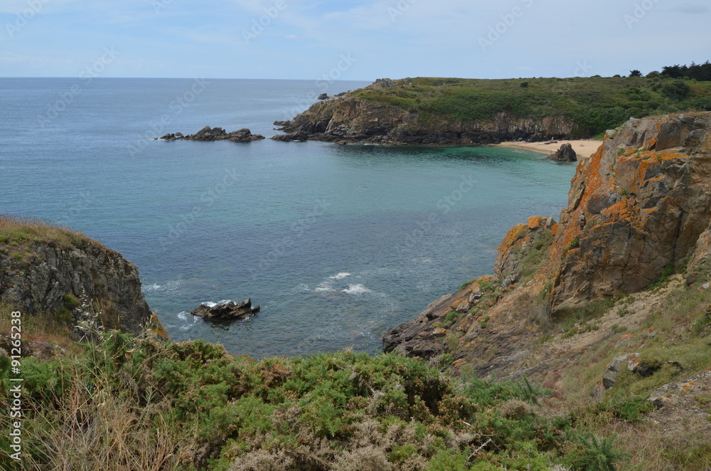 Fototapeta premium Cote sauvage de l'ile d'Yeu, vendée