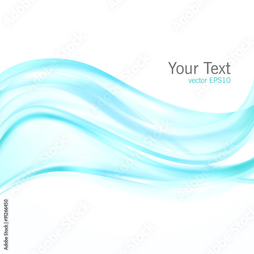 Abstract vector wave illustration.