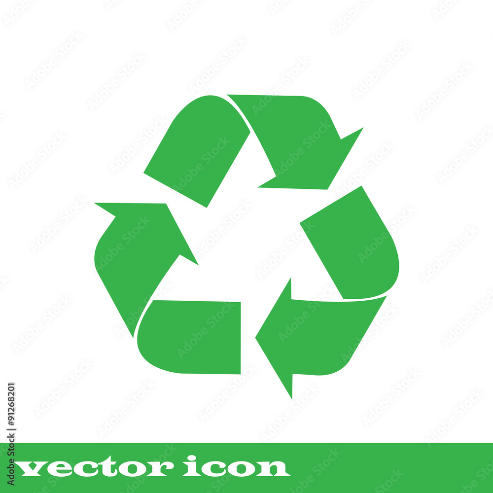 vector recycle symbol. recycle vector icon. green icon vector recycle symbol. recycle vector icon. green icon