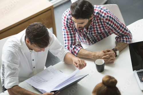 Young people in the office