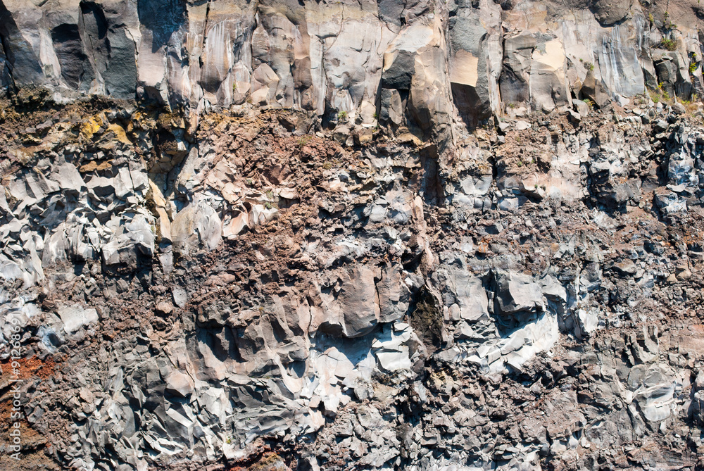 Fototapeta premium Volcanic lava solified