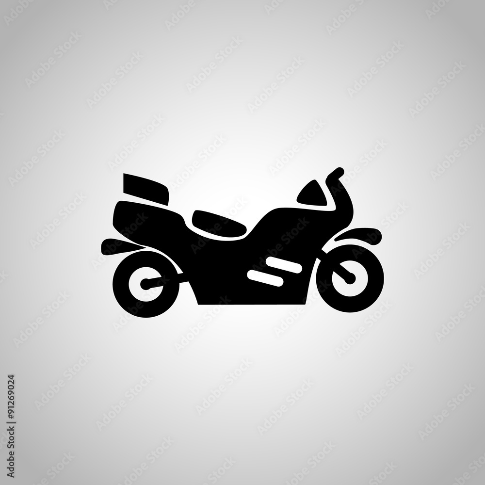 Fototapeta premium Motorcycle icon