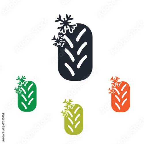 Winter tire icon
