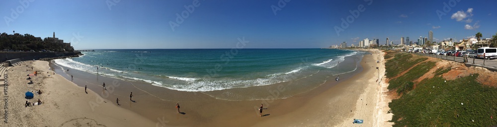 Tel Aviv e vecchia Giaffa, Mar Mediterraneo, Israele Tel Aviv e vecchia Giaffa, Mar Mediterraneo, Israele