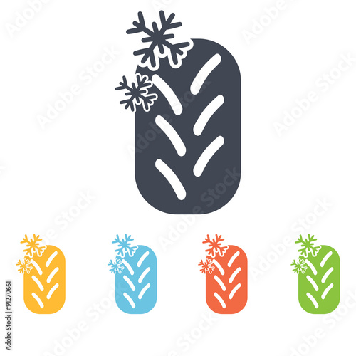 Winter tire icon