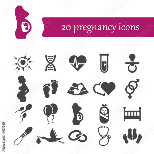 pregnancy icons