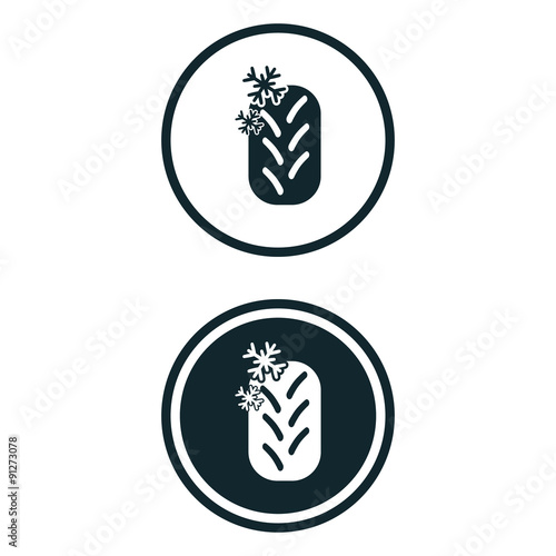 Winter tire icon