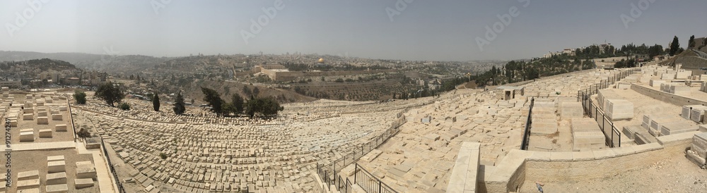 Monte degli Ulivi, cimitero ebraico, Gerusalemme, Israele