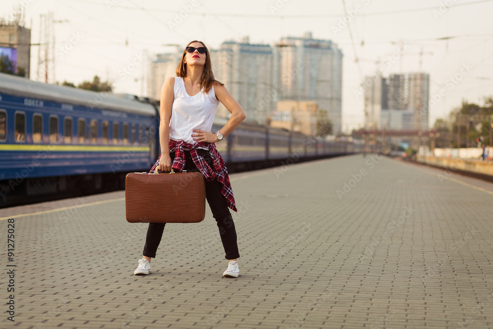 Fototapeta premium Railway station