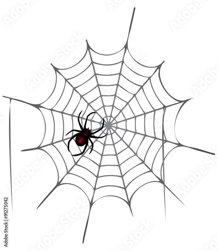 Spinnennetz Halloween