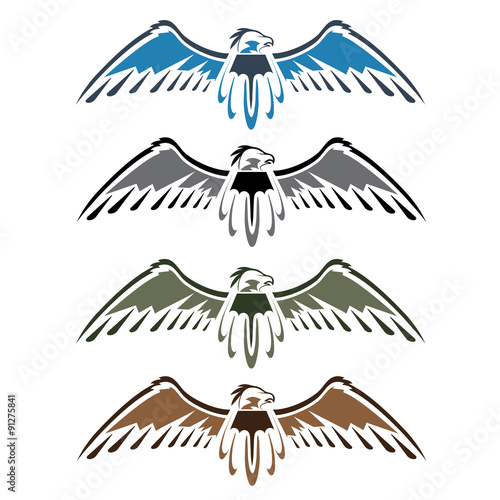 set of native american eagles