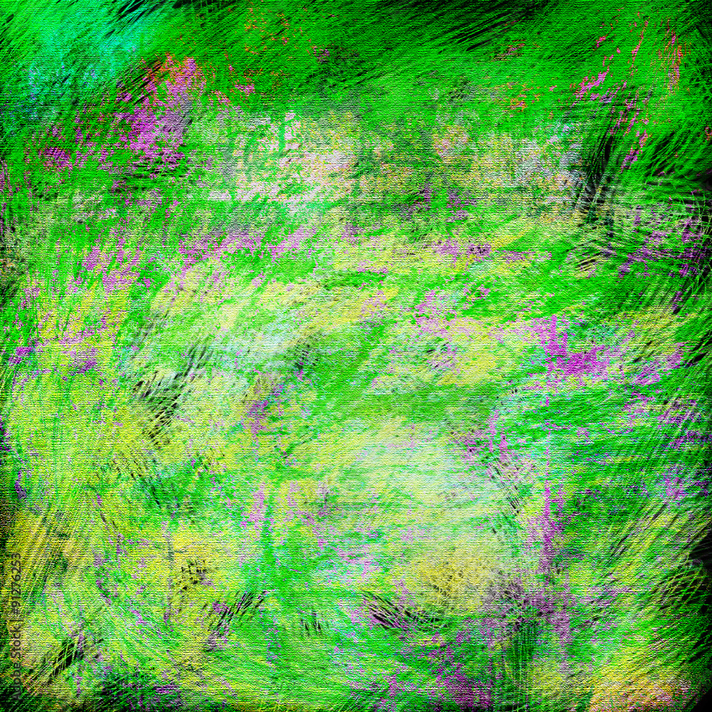 Vibrant spring green textured abstract background 