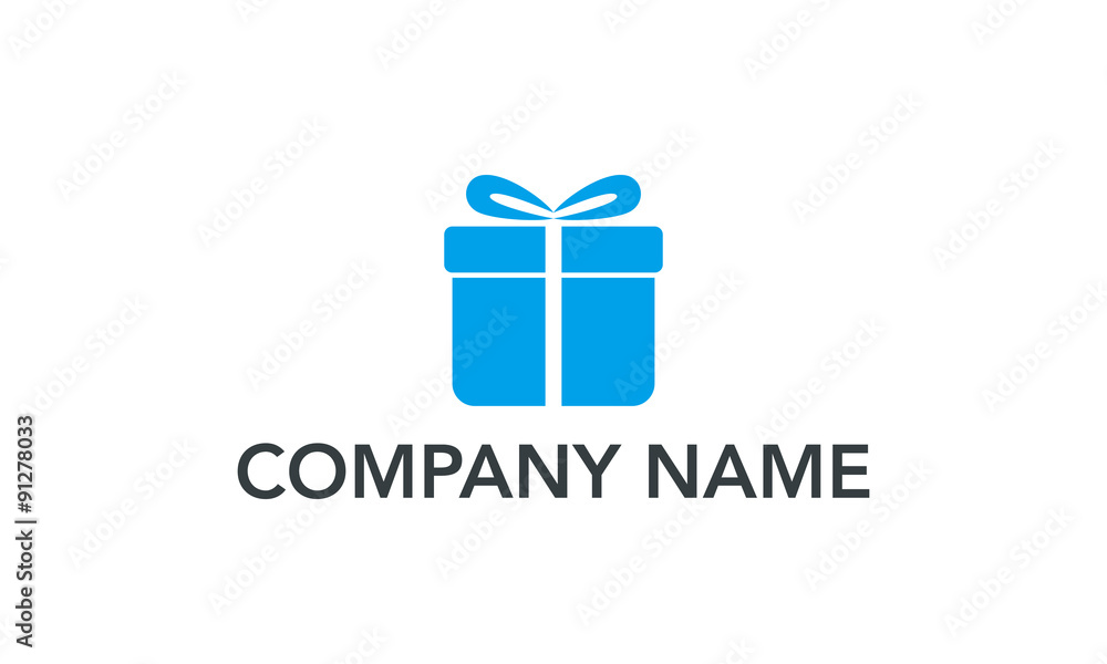 Gift box vector icon symbol logo design concept Gift box vector icon symbol logo design concept