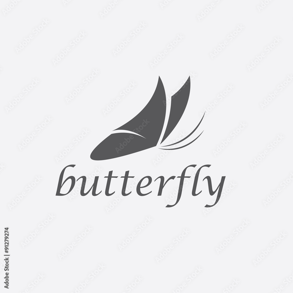 abstract cute butterfly vector design template abstract cute butterfly vector design template