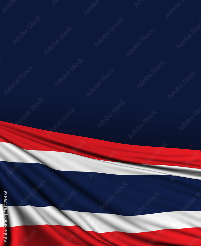 Fototapeta premium Thailand Flag, Thailand Background, Asia