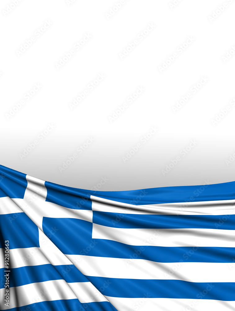 Obraz premium Greece Flag, Greek Background