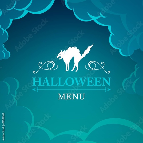 Vector Illustration of a Halloween Background