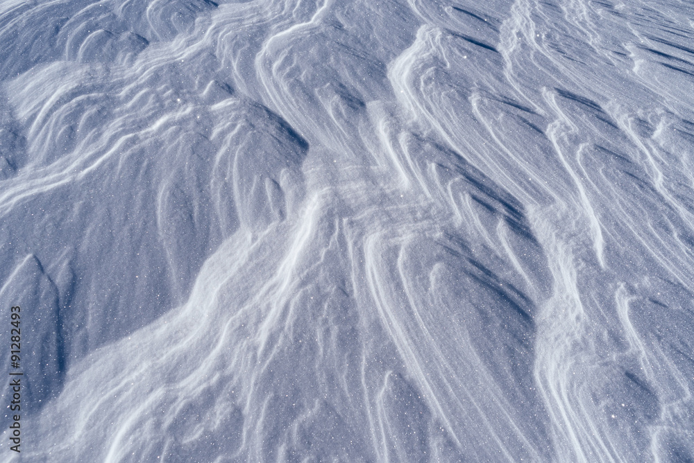 Fototapeta premium Snow after snowstorm