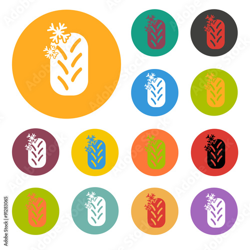 Winter tire icon