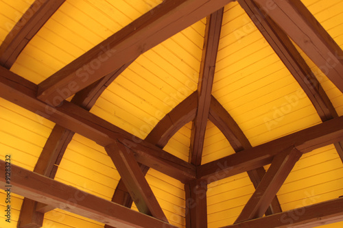 Roof ridge and rafters