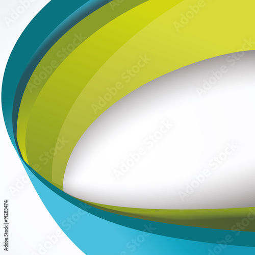 Abstract 3d technology circles vector backgound. Eps 10.