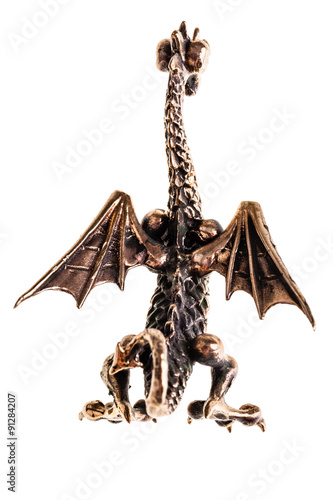 Bronze Dragon figurine back