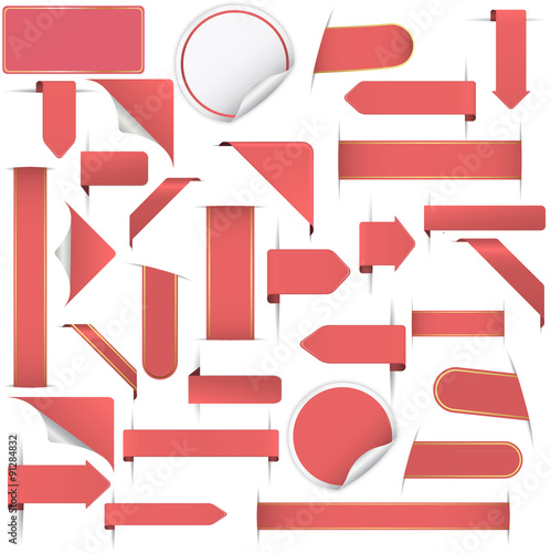 red design elements