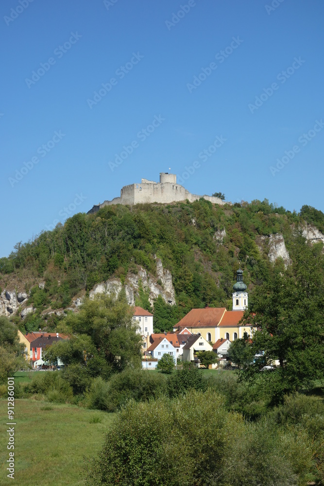 Fototapeta premium Burg über Kallmünz