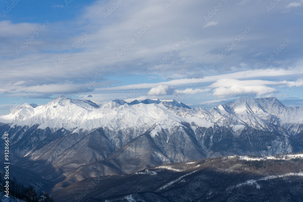 Mountains of Krasnaya Polyana, Sochi, Russia