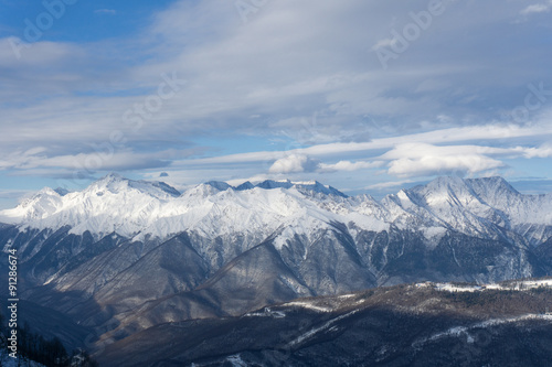 Mountains of Krasnaya Polyana, Sochi, Russia