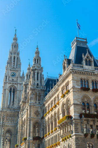 The City Hall of Vienna, Austria