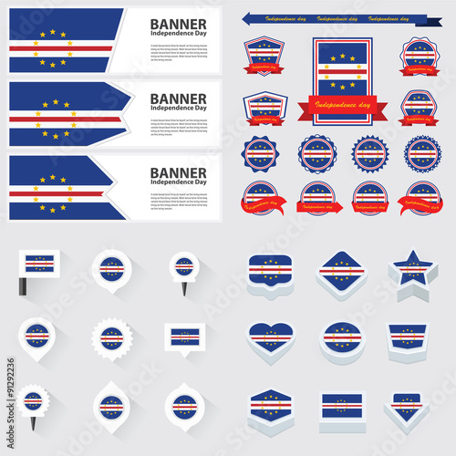 Free Download cape verde independence day, infographic, and label Set. - GFXLoad