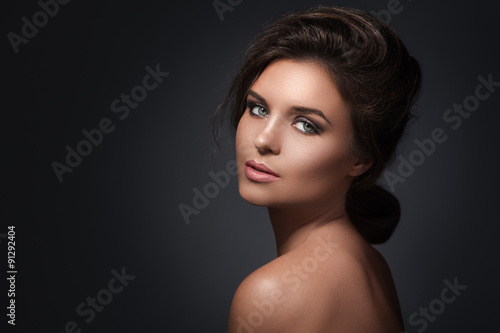 Woman with beautiful makeup