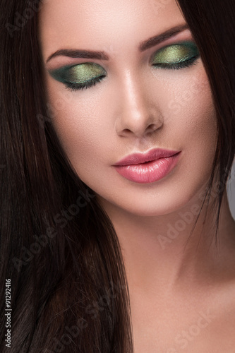 Woman with beautiful makeup