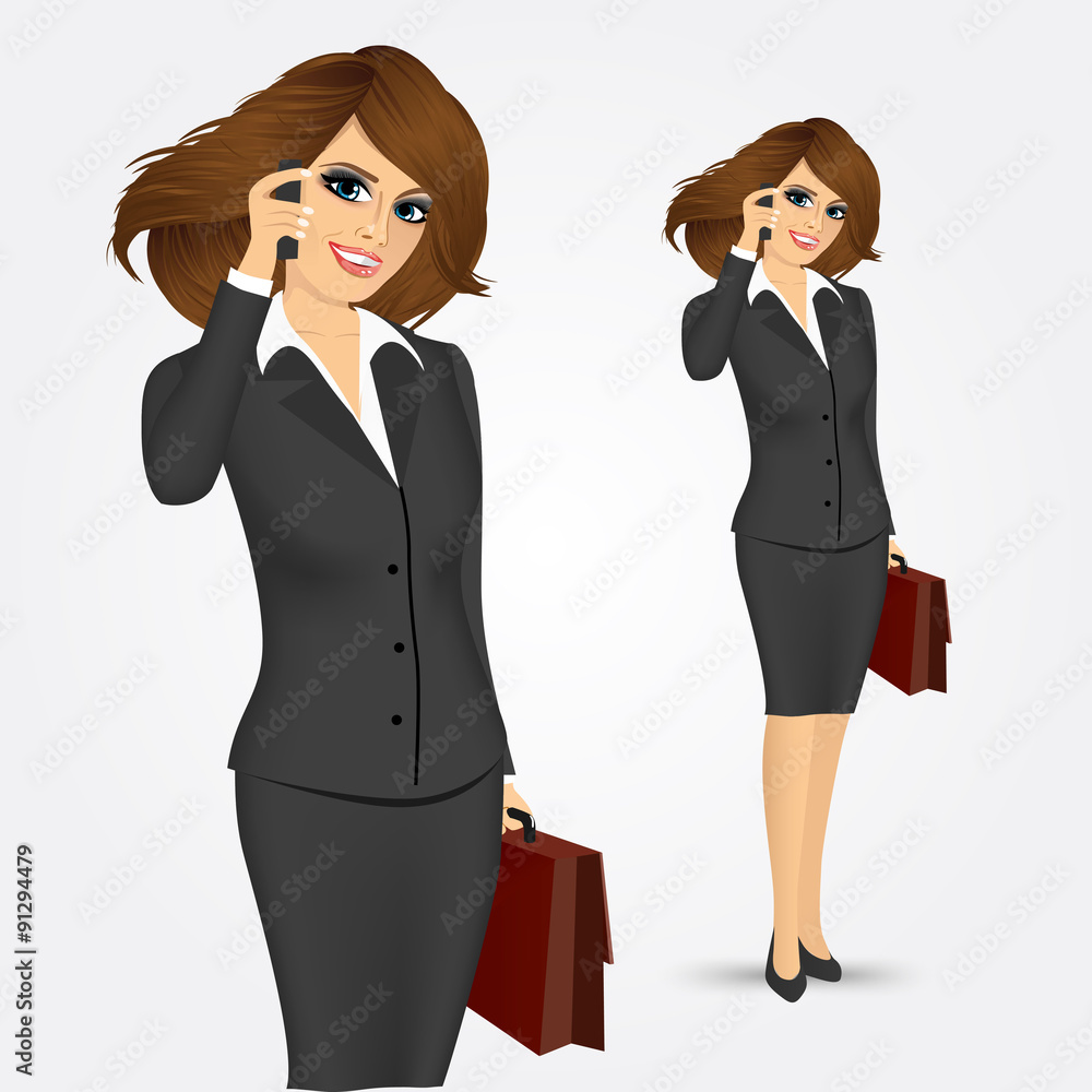 businesswoman talking on the phone