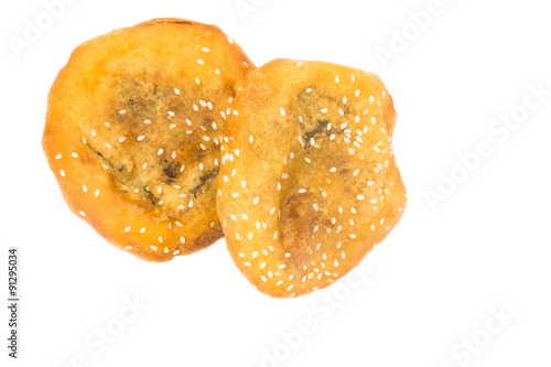 Fried bread bun, or known as Ham Chim Peng, popular food in Malaysia
