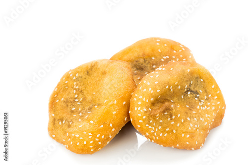 Quadro su tela Fried bread bun, or known as Ham Chim Peng, popular food in Malaysia