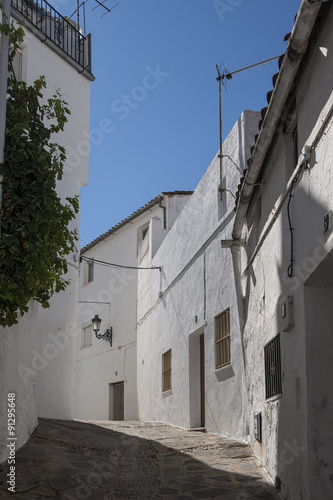 Calles del municipio andaluz de Genalguacil en la provincia de Málaga