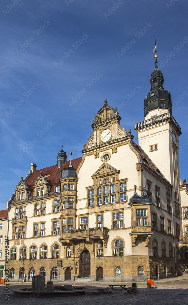 Town hall of Werdau, Germany
