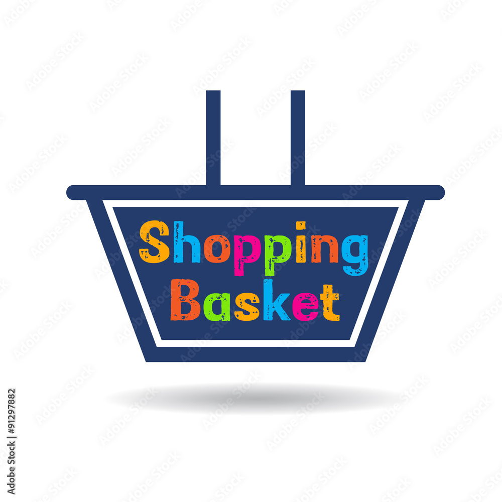Shopping basket graphic Shopping basket graphic