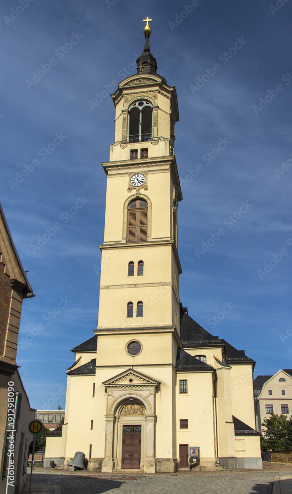 Church of Our Lady (Marienkirche) in Werdau, Germany, 2015