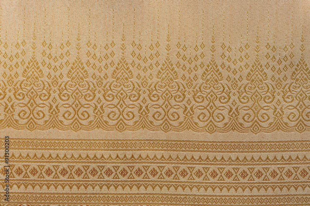 Thai silk fabric pattern