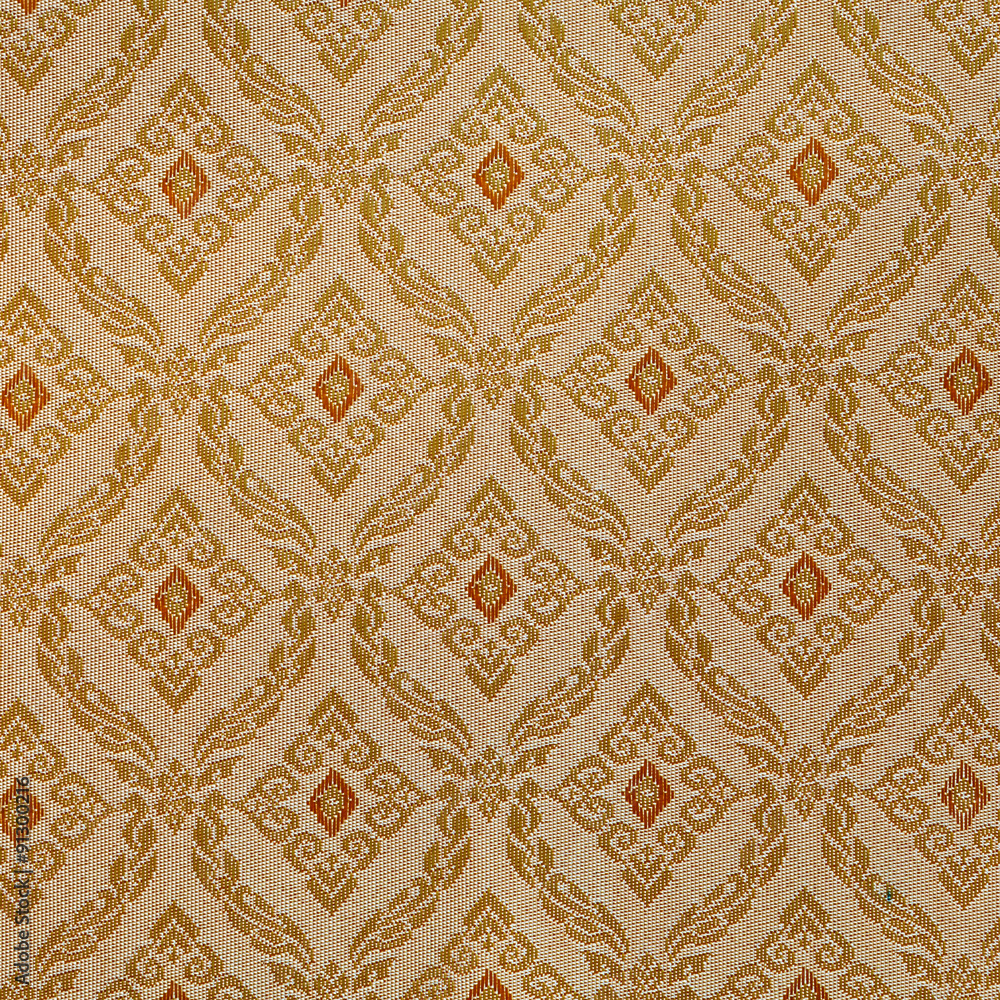 Thai silk fabric pattern